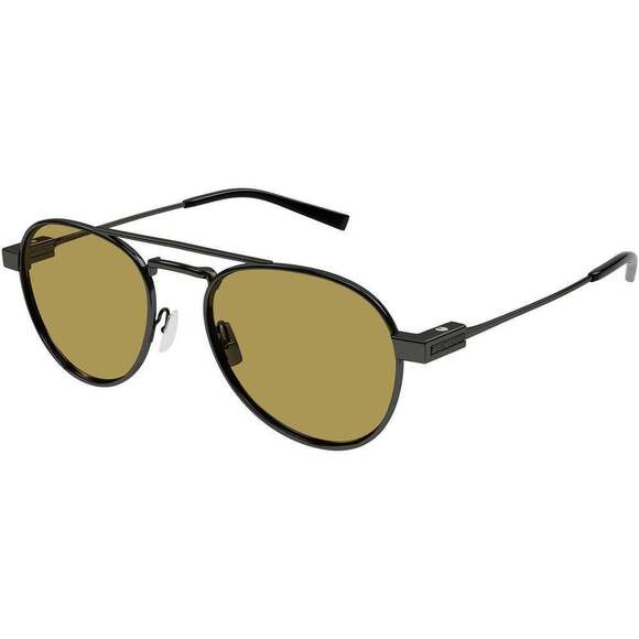 NWT Yves Saint Laurent SL-708 Ruthenium 54mm Sunglasses